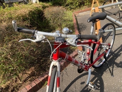 クロスバイク赤　大人Sサイズ