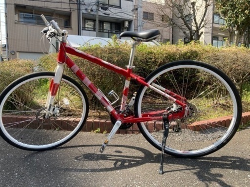 クロスバイク赤　大人Sサイズ