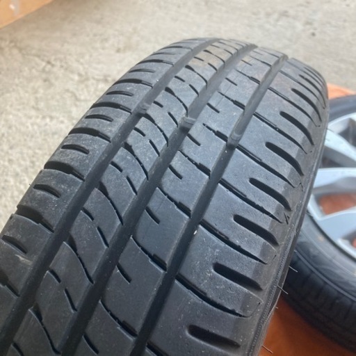 ?155/65R14 9分山ノーマルタイヤ&スズキ純正アルミ