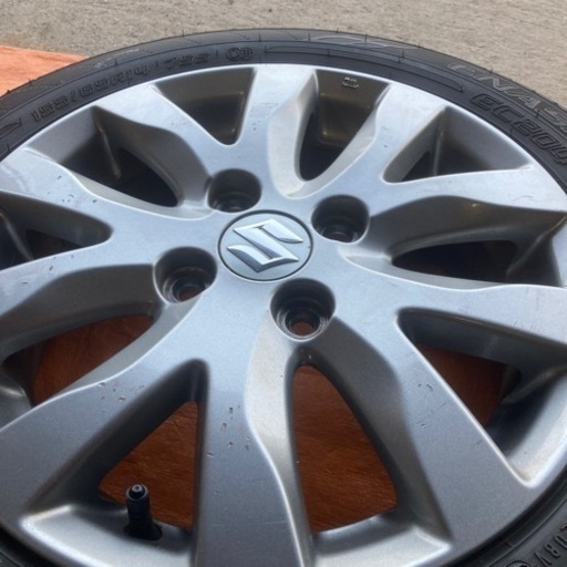 ?155/65R14 9分山ノーマルタイヤ&スズキ純正アルミ