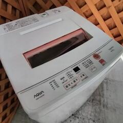 【愛品館江戸川店】アクア 6.0kg全自動洗濯機（2019年製）お問い合わせID:142-030114-007の画像