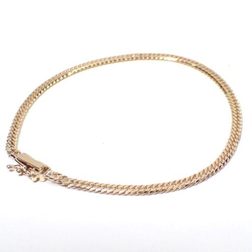 E572 ブレスレット K18 5.1g 喜平 6面ダブル 男女兼用