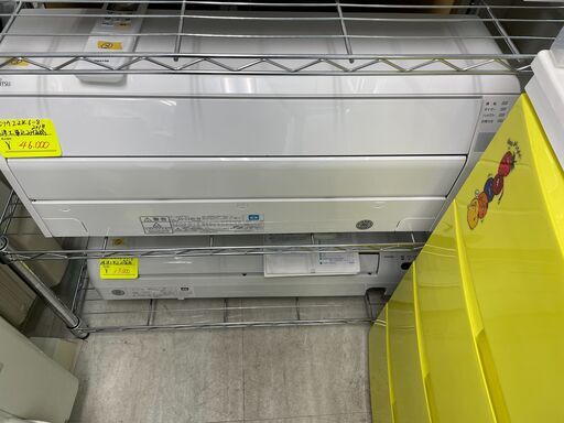 富士通エアコン2.2K冷暖房　標準取り付け工事込み　2018年製　分解クリーニング済み！！