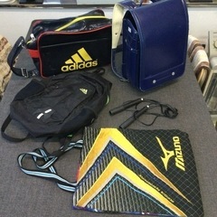 中古　　カバン4点　セット　ランドセル　キルティング手提げバック...