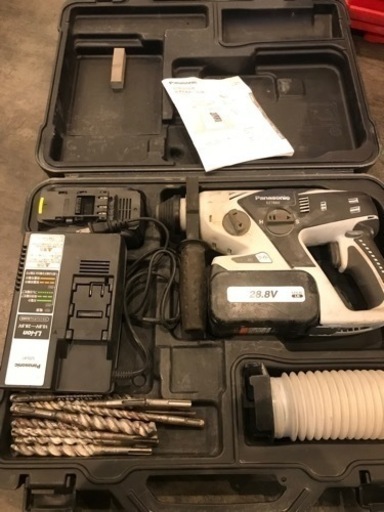 【中古】National 充電式ハンマドリル EZ7880LN2S-B