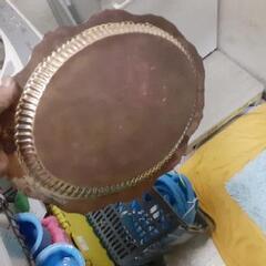 アンティーク シャビーレトロ 食器 トレー 銅製の画像