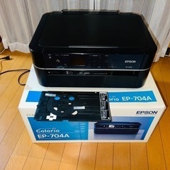 EPSONプリンター　EP-704A ジャンク品　新品インク