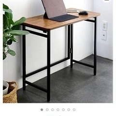 中古折りたたみデスク＆チェアの画像