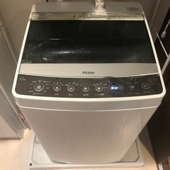 中古 中型洗濯機 ハイアール の画像