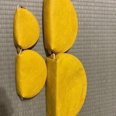 ポーチ黄色　4個セット