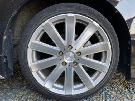【最終値下げ】LEASING18インチ7.5J+50? 4本セット タイヤオマケ