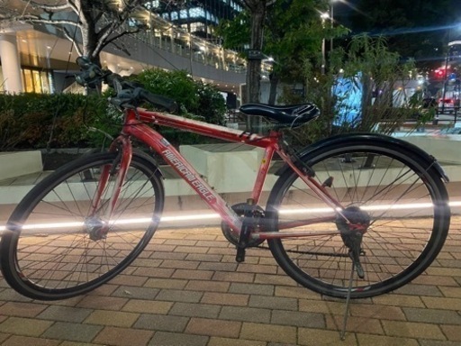 受け渡し予定者決定中　マウンテンバイク　前輪タイヤ交換済