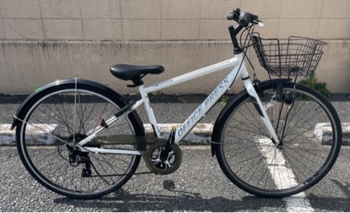 GM119【近隣配達可能】OFFICEPRESS 700×32C 7段ギア オフィスプレス　ストッキング クロスバイク 自転車　ダイナモライト　 リサイクルショップ　ケイラック朝霞田島店　ケイラック　埼玉県　朝霞市　田島　和光市　志木市　新座市　富士見市　ふじみ野市　三芳町　戸田市　蕨市　さいたま市(岩槻以外)　川越市　所沢市　上尾市　東京都　板橋区　練馬区　清瀬市