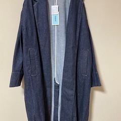 SERGE de bleu サージ　デニムロングコート　38 新品