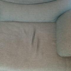 ニトリ3人がけ用布張りソファの画像