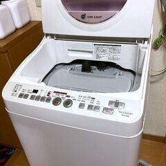 【受け渡し3/29～4/1限定】洗濯乾燥機 シャープ SHARP  ES-TG60L-P  6.0kg／3.0kgの画像