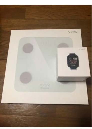 Vyvo 体組成計＋ウェアラブル スマートウォッチ 2点セット 大気汚染測定機能