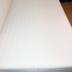 【受け渡し3/29～4/1限定】無印良品 脚付マットレス・セミダブル　ベッドの画像