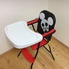 ハイチェア　ミッキーマウス　子供用椅子　良品　値下げ中3000円...