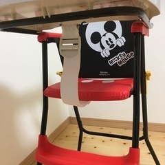 ハイチェア　ミッキーマウス　子供用椅子　良品　値下げ中3000円→2000円の画像