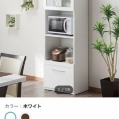 ニトリ美品食器棚　《取りに来られる方限定です》の画像