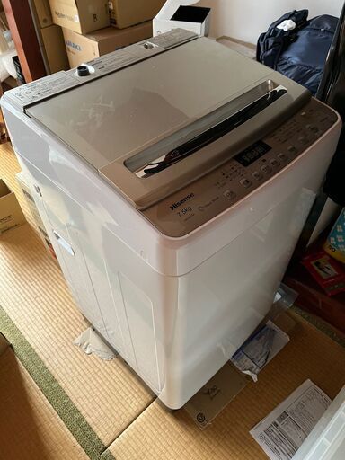 2018年製洗濯機7.5kgハイセンスHW-DG75A