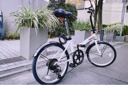 ノーパンク折り畳み自転車(6段変速ギア)