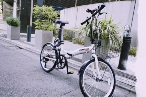 ノーパンク折り畳み自転車(6段変速ギア)