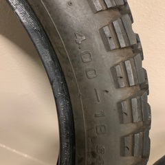 中古 Duro HF308 4.00-18 タイヤ ＆ タイヤチューブ の画像
