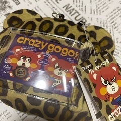 ぬいぐるみパスケース クレイジーベアーの画像