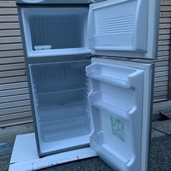 🔰配送込み🚛当日配送‼️ 2ドア冷蔵庫 アクア グレー シルバー の画像