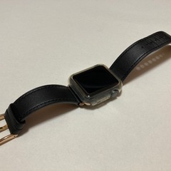 Apple Watch 38mm レザーベルト付き　series3