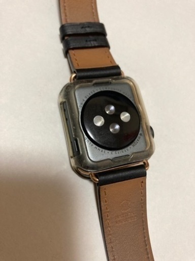 Apple Watch 38mm レザーベルト付き　series3