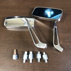 ☆　バイク用ミラー 左右セット　逆ネジ 8mm 10mm