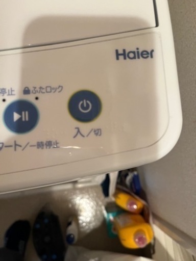 haier 洗濯機　2020年購入　3/30までに引き取り願います