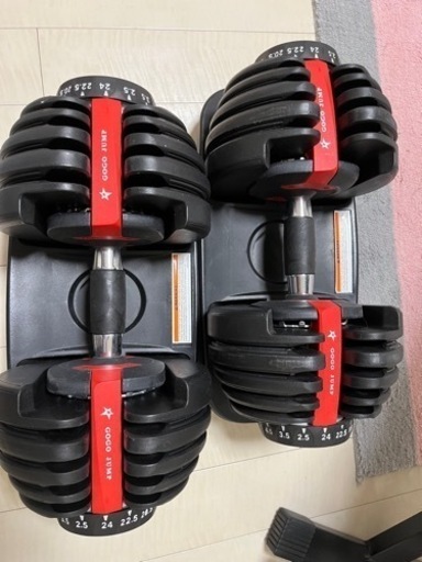 ☆決定☆可変式ダンベル24kg２つとベンチのセット☆