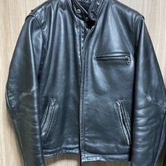 schott シングルライダースジャケット 38 レザージャケット