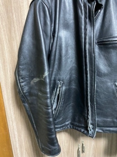 schott シングルライダースジャケット 38 レザージャケット