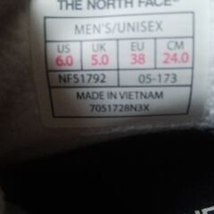 ノースフェイス24㌢の画像