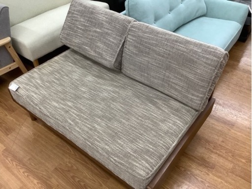 布製 2人掛けソファー売ります！