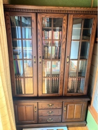 本棚 ダークブラウン　アンティーク系