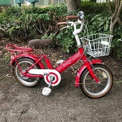 a.n.design works★子供用自転車14インチ/赤
