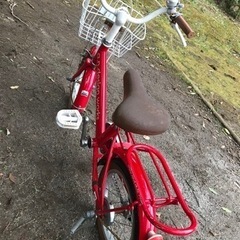 a.n.design works★子供用自転車14インチ/赤の画像
