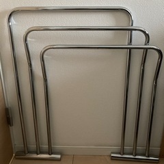 バスタオルかけ　タオル干し　スチールの画像