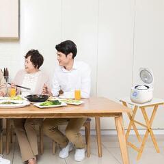 （Henry様ご専用）サイドテーブル 折り畳み 組立不要 北欧 おしゃれ 約幅47×奥行37×高さ62　白の画像