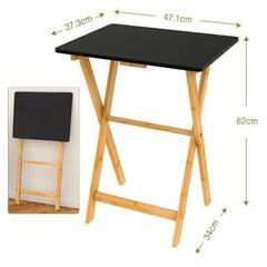 （Henry様ご専用）サイドテーブル 折り畳み 組立不要 北欧 おしゃれ 約幅47×奥行37×高さ62　白の画像