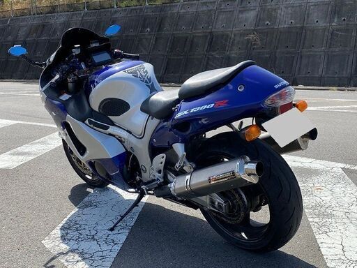 最終値下げ　車検R5.1.13迄 スズキ GSX1300R ハヤブサ 隼 カスタム ヨシムラマフラー ナビ バーハン化 別体マスター メッシュホース SUZUKI GW71