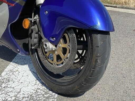 最終値下げ　車検R5.1.13迄 スズキ GSX1300R ハヤブサ 隼 カスタム ヨシムラマフラー ナビ バーハン化 別体マスター メッシュホース SUZUKI GW71