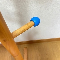 ポールハンガー　子供用　木　ウッド　カラフルの画像