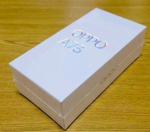 スマホ　新品未開封　oppo A73 シュリンク付き　ネイビーブルー 